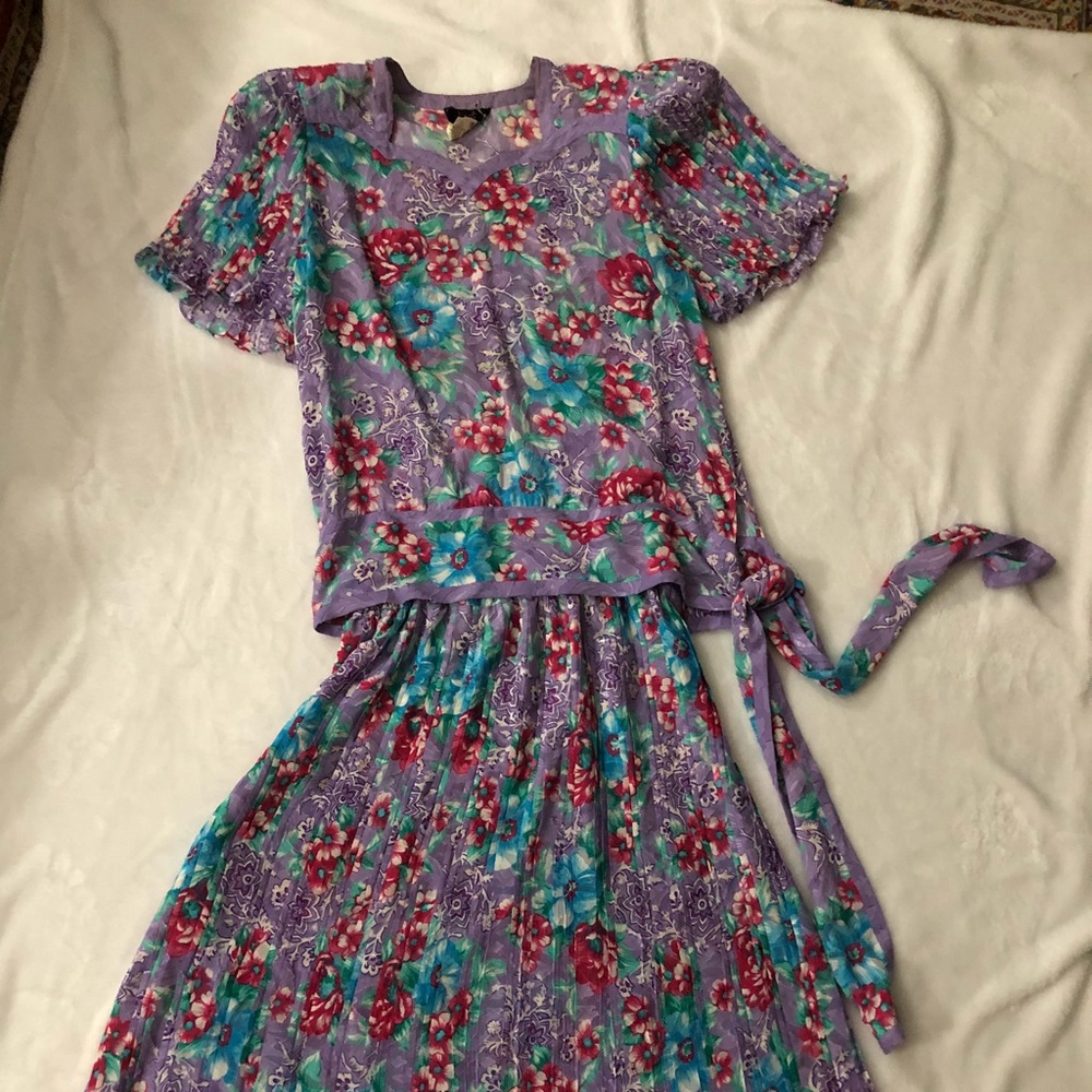 Vintage 2-piece Diane Freis dress